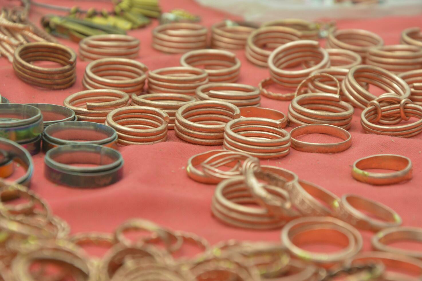 Handmade Copper Rings Styles, used instead of rose gold as copper looks nicer. photo