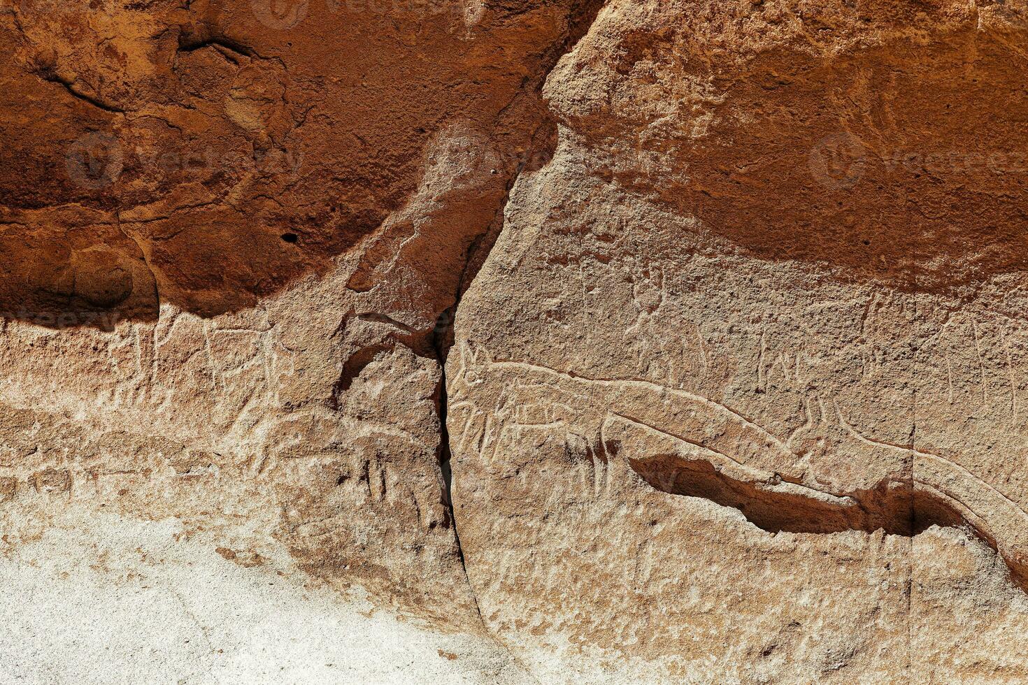 yerbas buenas buenas arqueológico sitio - Chile. cueva pinturas - atacama desierto. san pedro Delaware atacama. foto