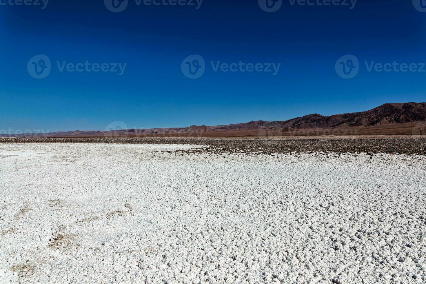 Landscape of the Hidden Baltinache Lagoons - Atacama Desert - Chile. photo