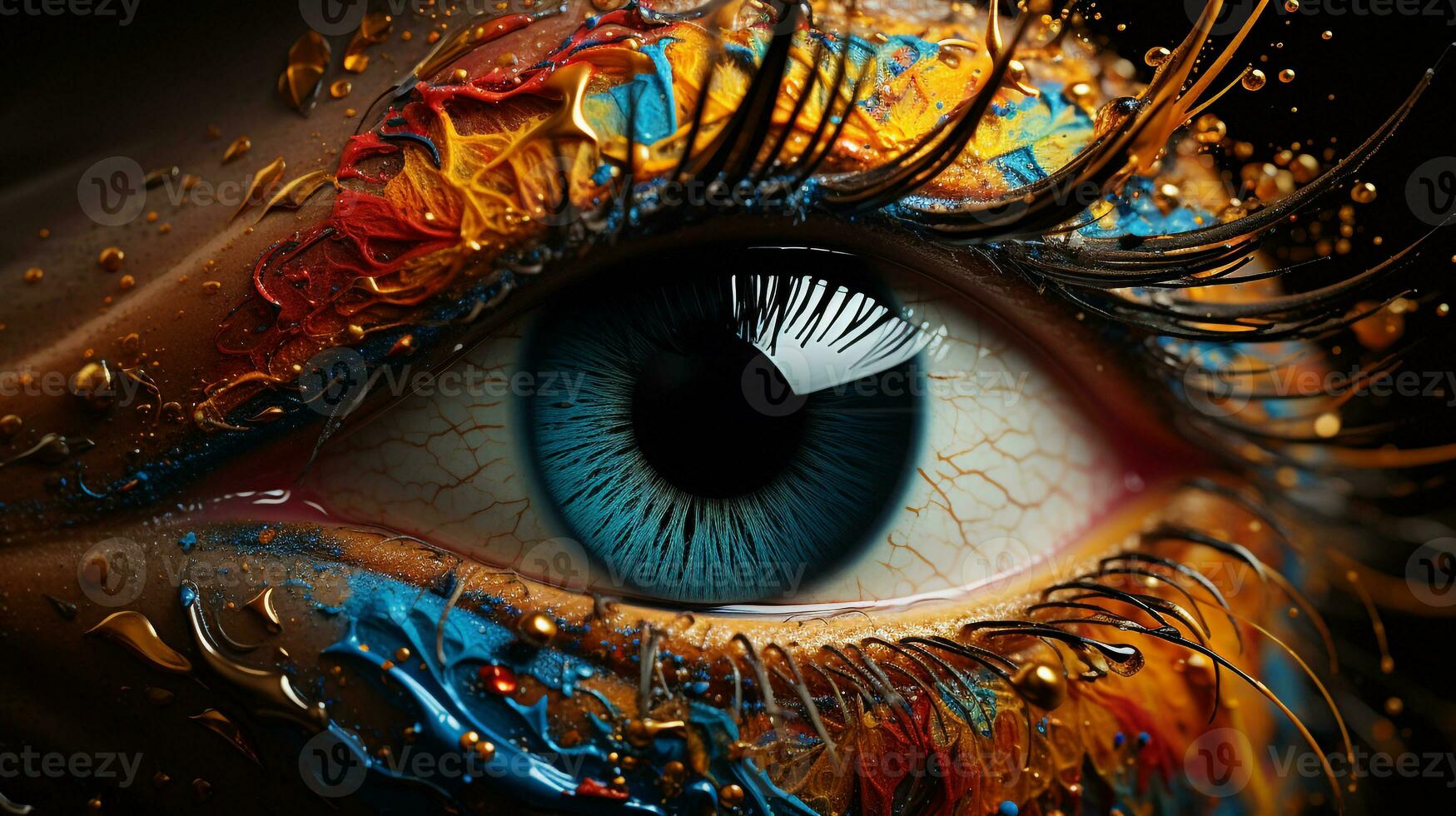 wonderfull eye background photo