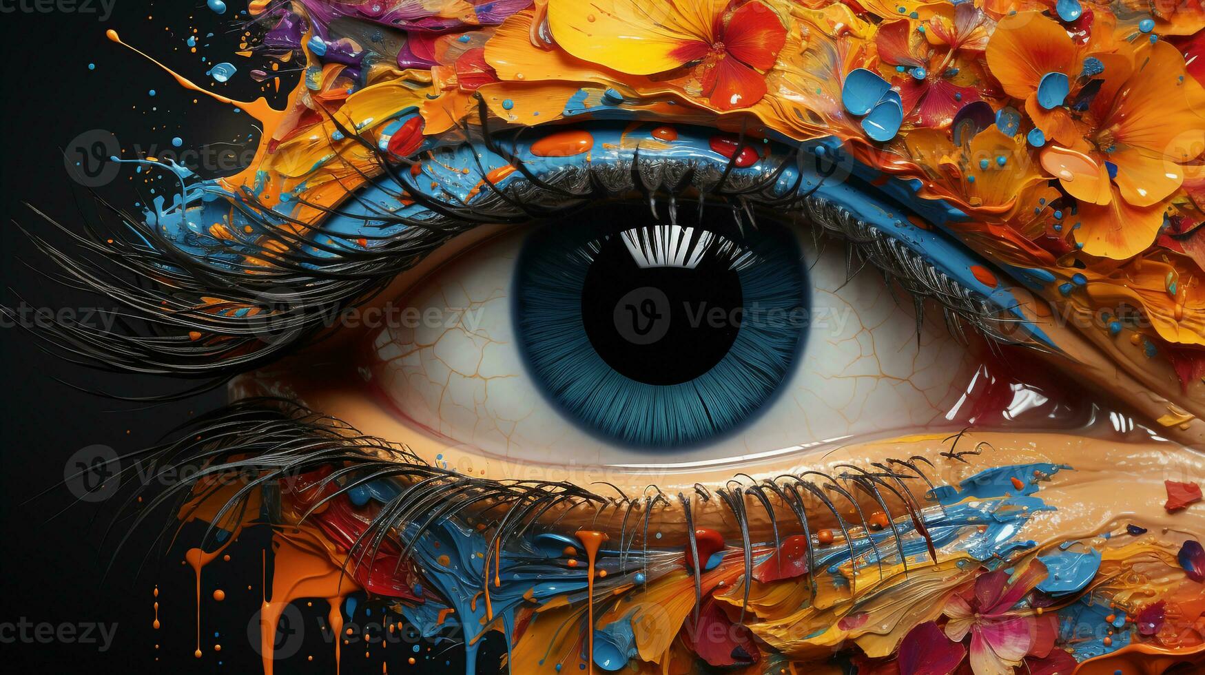 wonderfull eye background photo