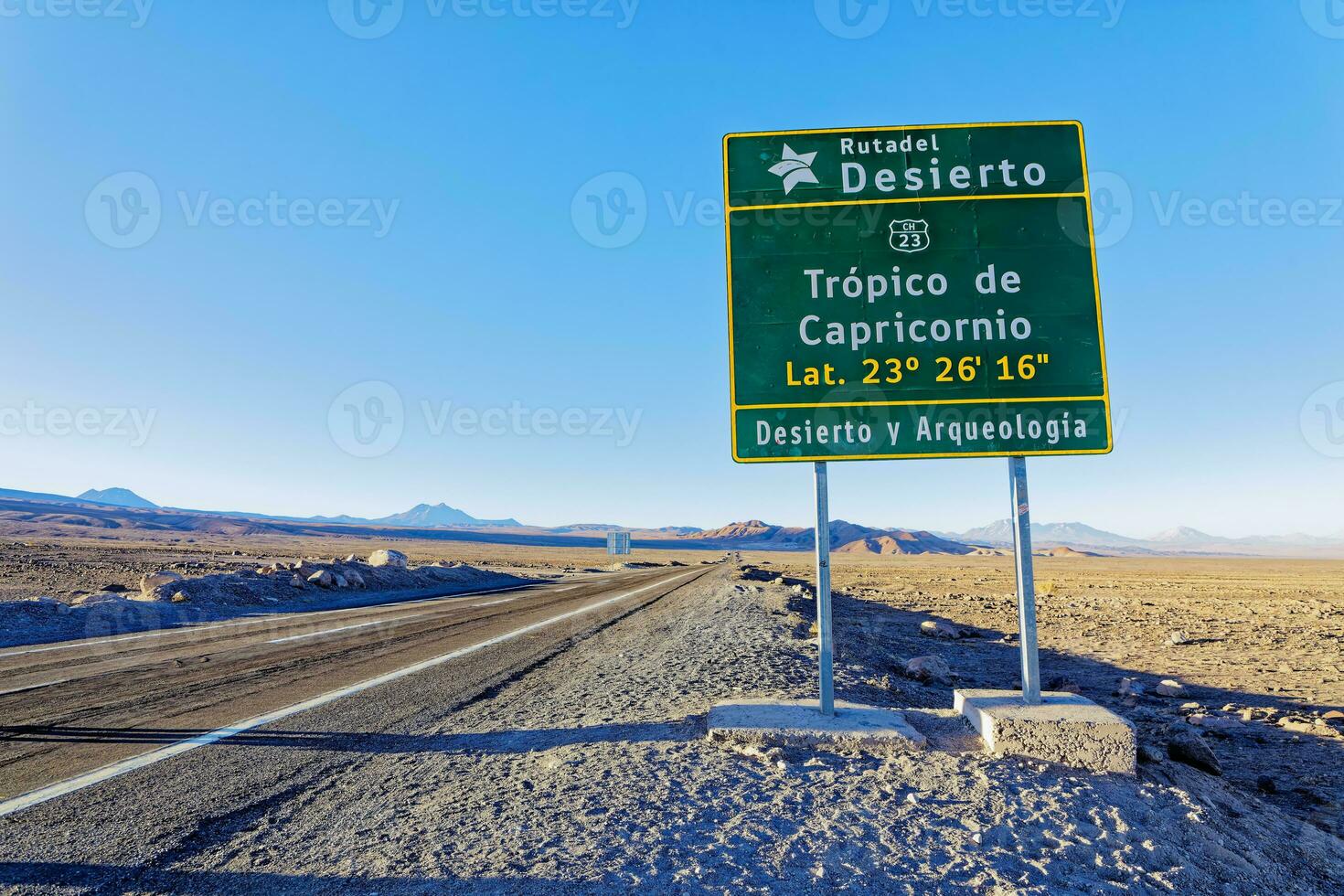 Landscapes on the way to the Altiplanic Lagoons in the Atacama Desert - San Pedro de Atacama - Chile photo