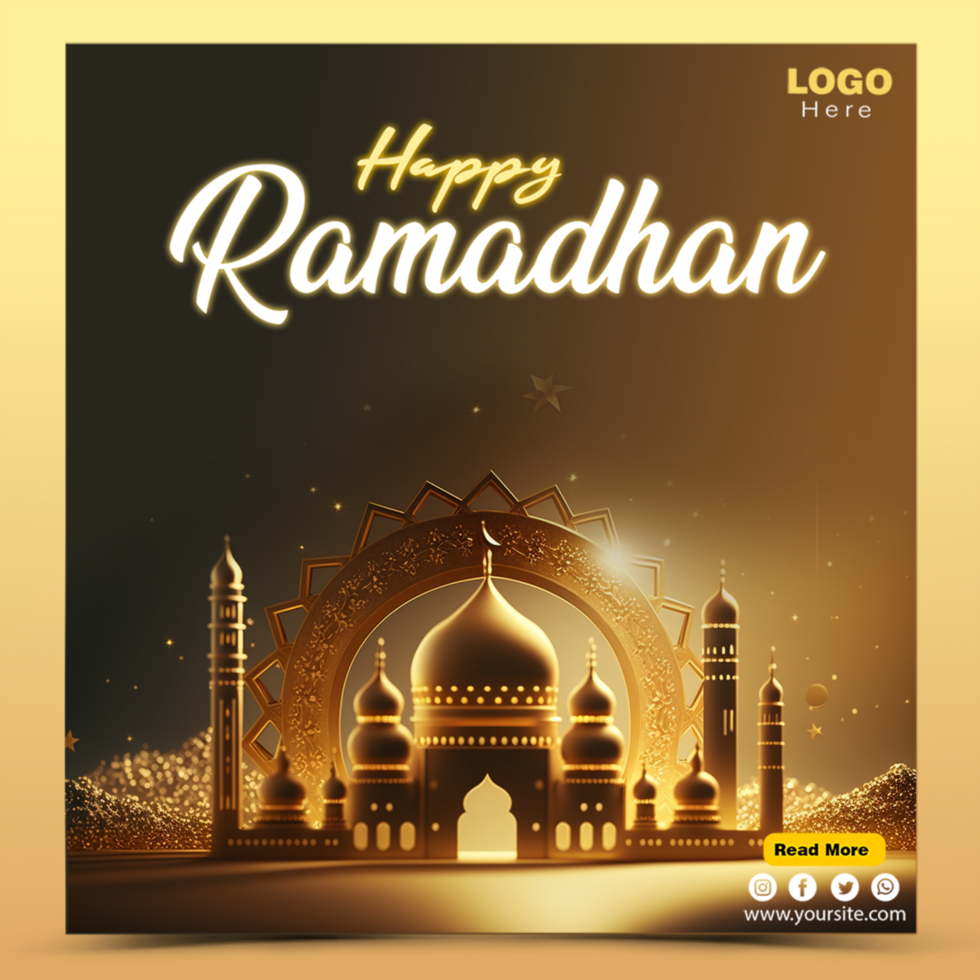 islamic digital banner templates. Ramadan social media story and post psd template