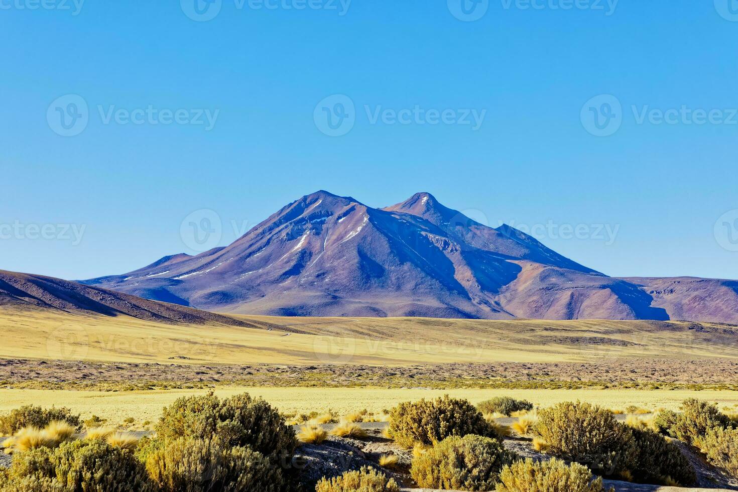 paisajes en el camino a el altiplánico lagunas en el atacama Desierto - san pedro Delaware atacama - Chile foto