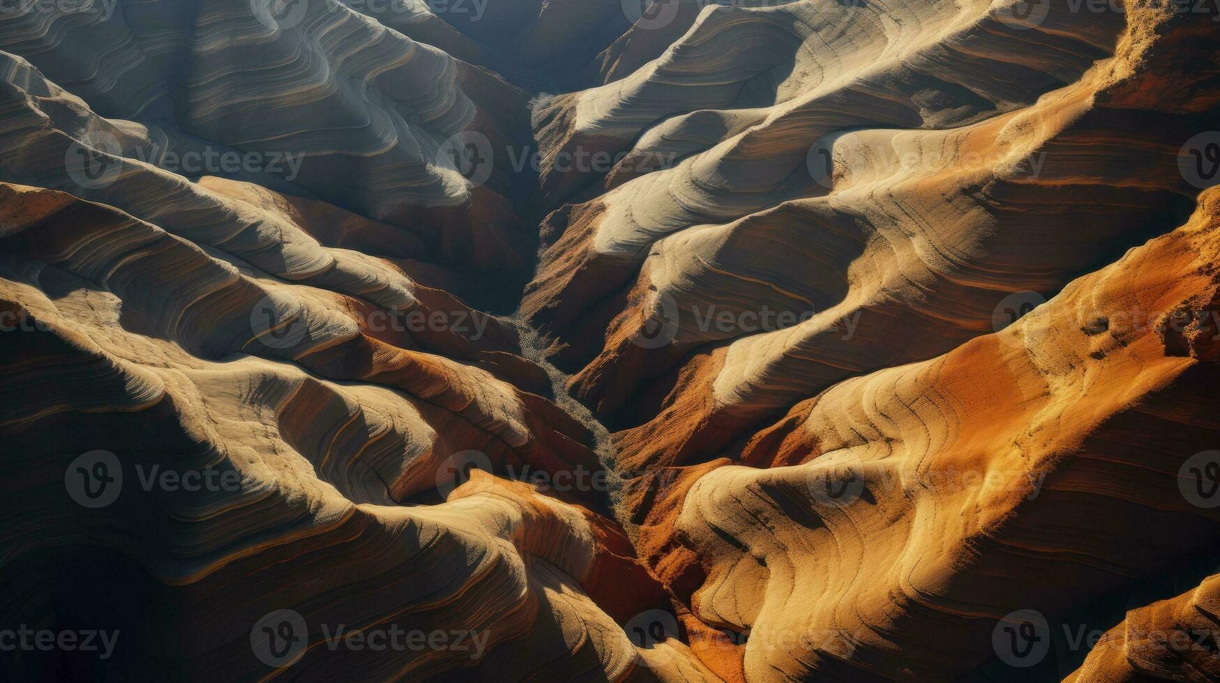 Sculptured by Time. Abstract Textures of the Canyons. Generative AI photo