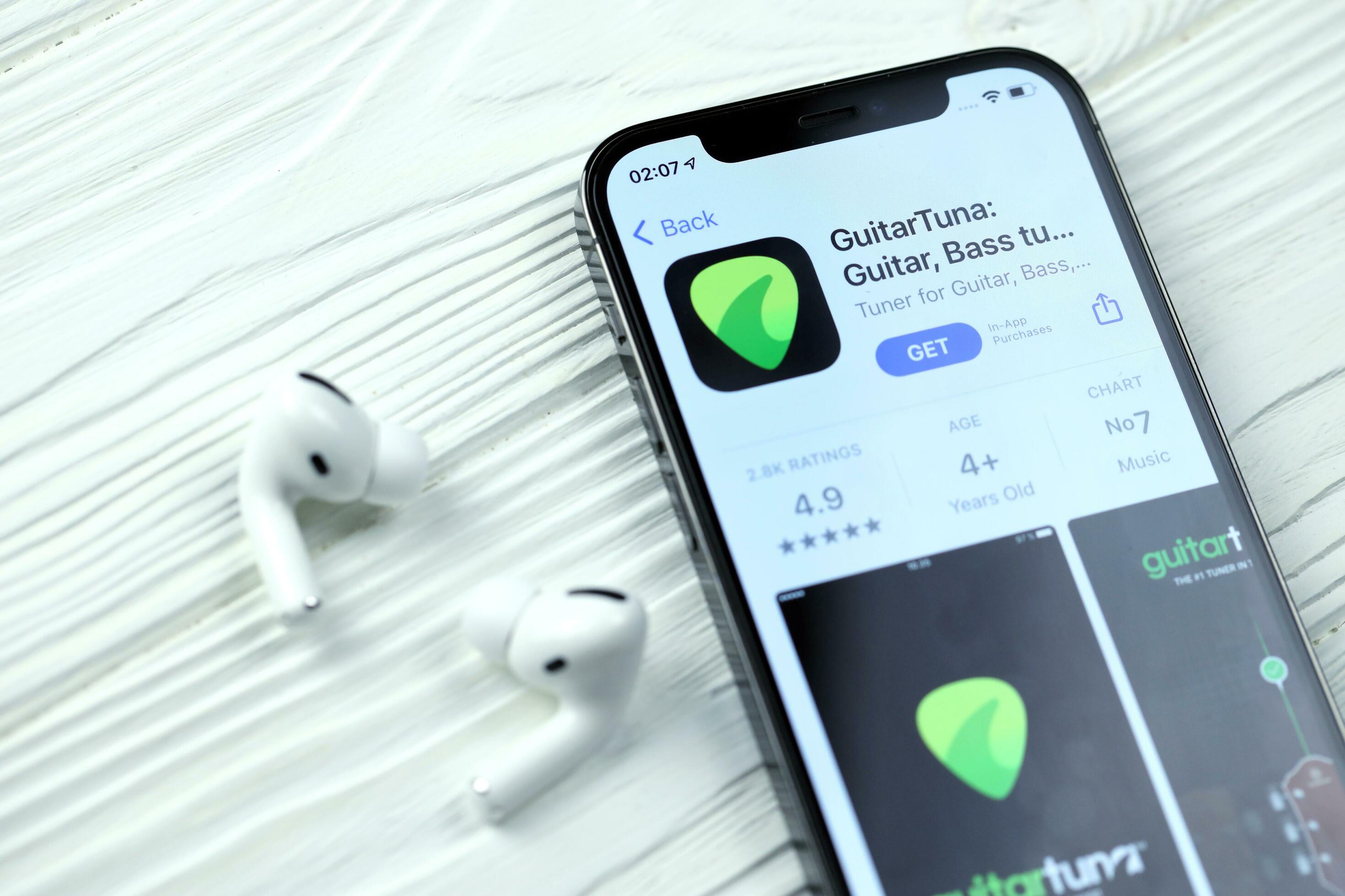 Guitar tuna 2024 app store