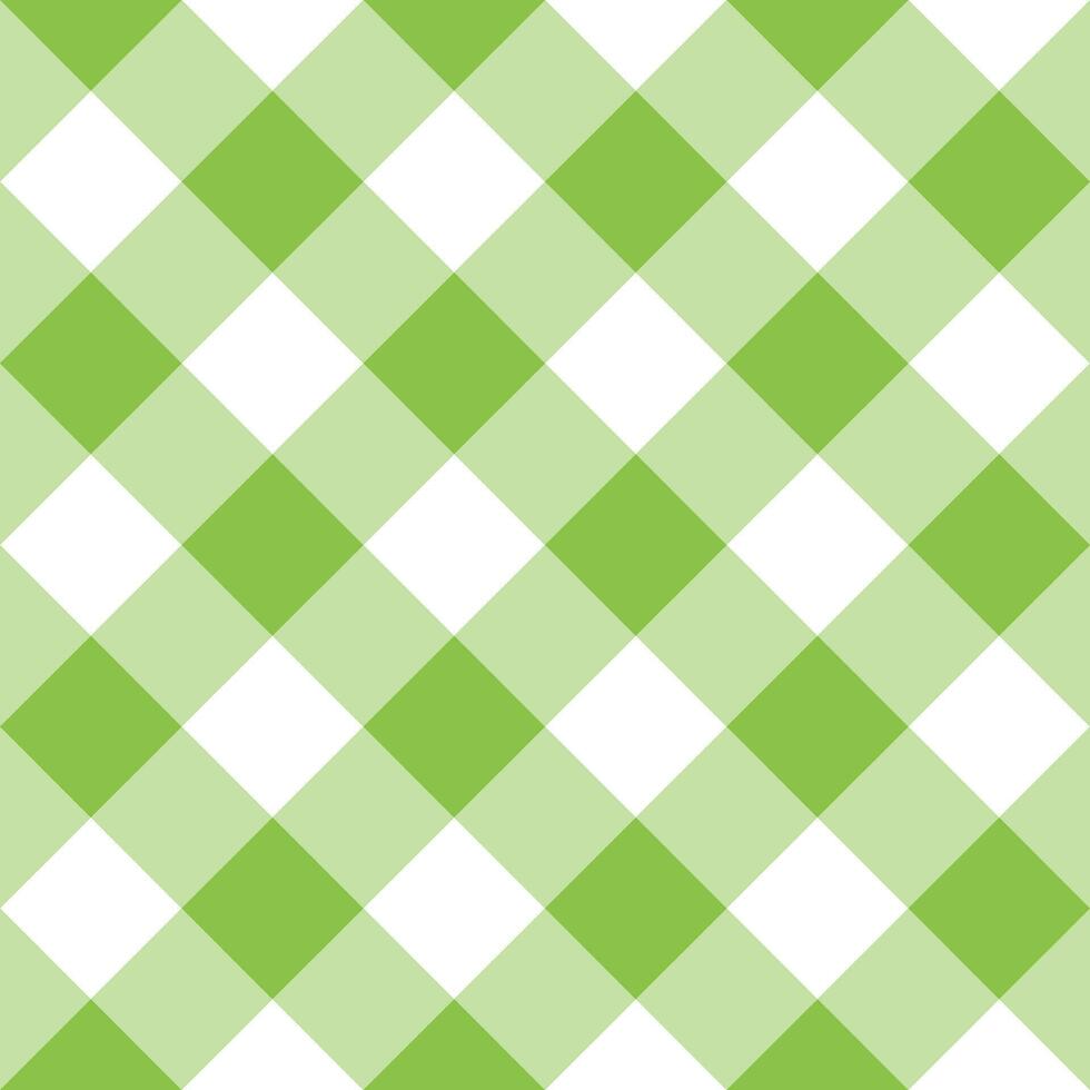 Light green plaid pattern background. plaid pattern background. plaid background. Seamless pattern. for backdrop, decoration, gift wrapping, gingham tablecloth. vector