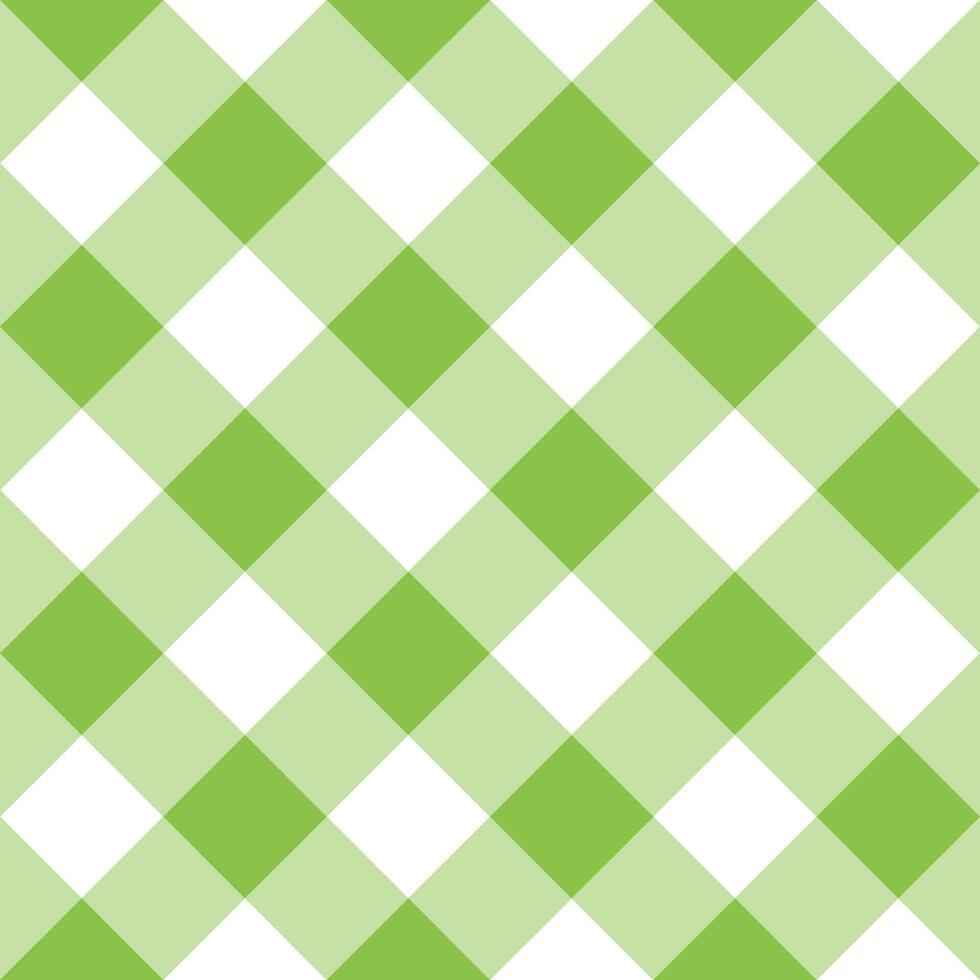 Light green plaid pattern background. plaid pattern background. plaid background. Seamless pattern. for backdrop, decoration, gift wrapping, gingham tablecloth. vector