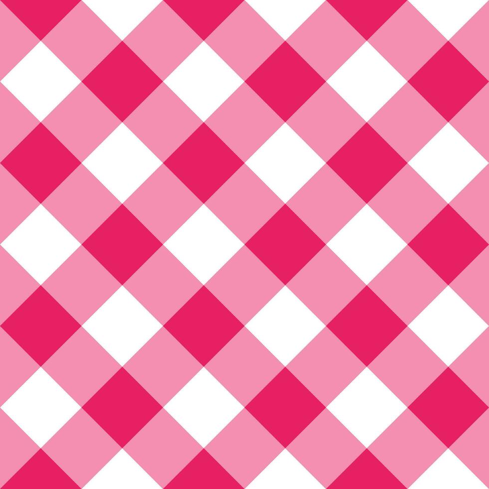 Pink plaid pattern background. plaid pattern background. plaid background. Seamless pattern. for backdrop, decoration, gift wrapping, gingham tablecloth. vector