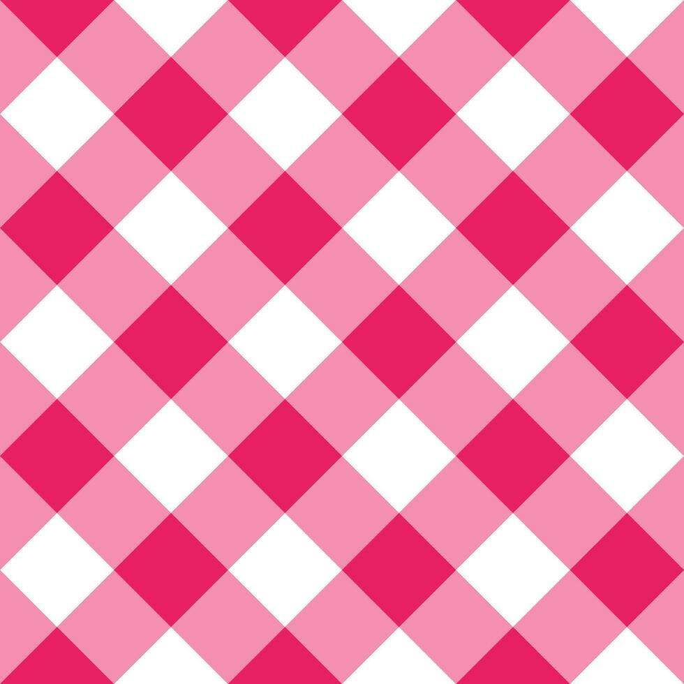 Pink plaid pattern background. plaid pattern background. plaid background. Seamless pattern. for backdrop, decoration, gift wrapping, gingham tablecloth. vector