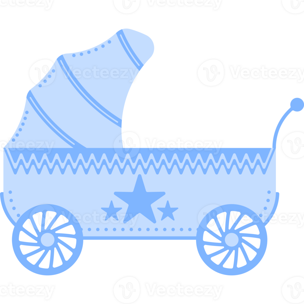 Baby Stroller Isolated Transparent Background PNG Illustration