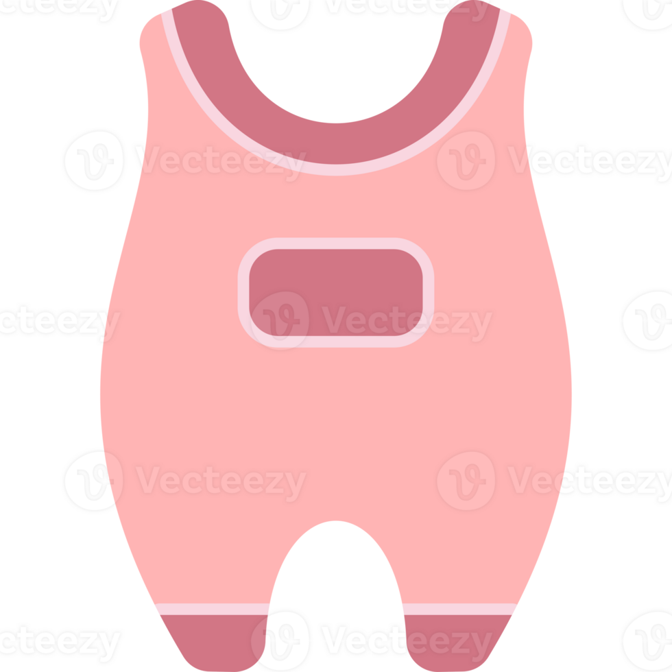 bébé le maillot de corps isolé transparent Contexte png illustration