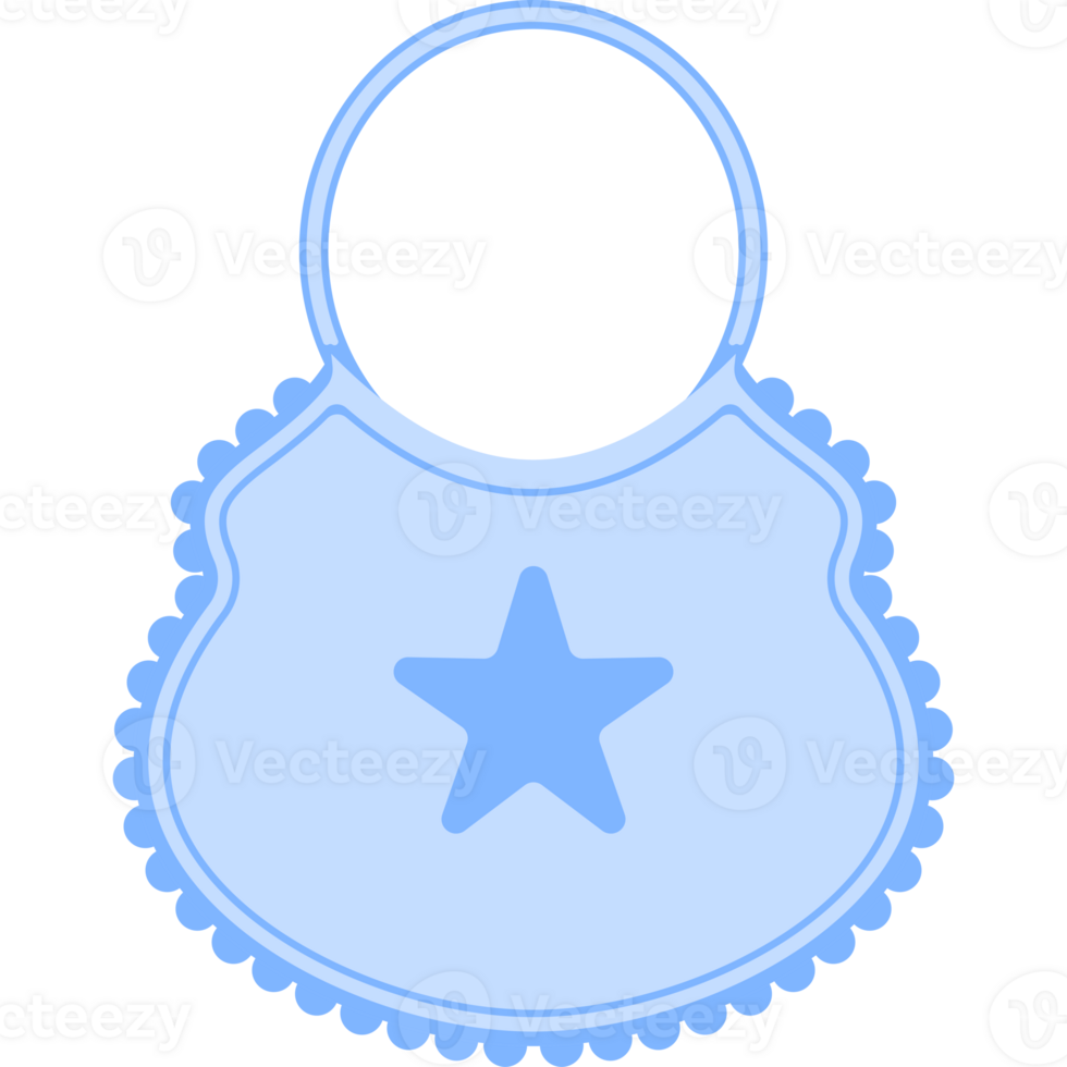 Baby Apron Isolated Transparent Background PNG Illustration