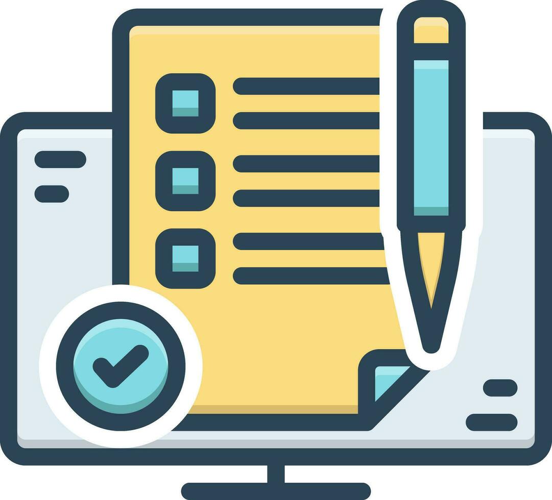 color icon for summary vector