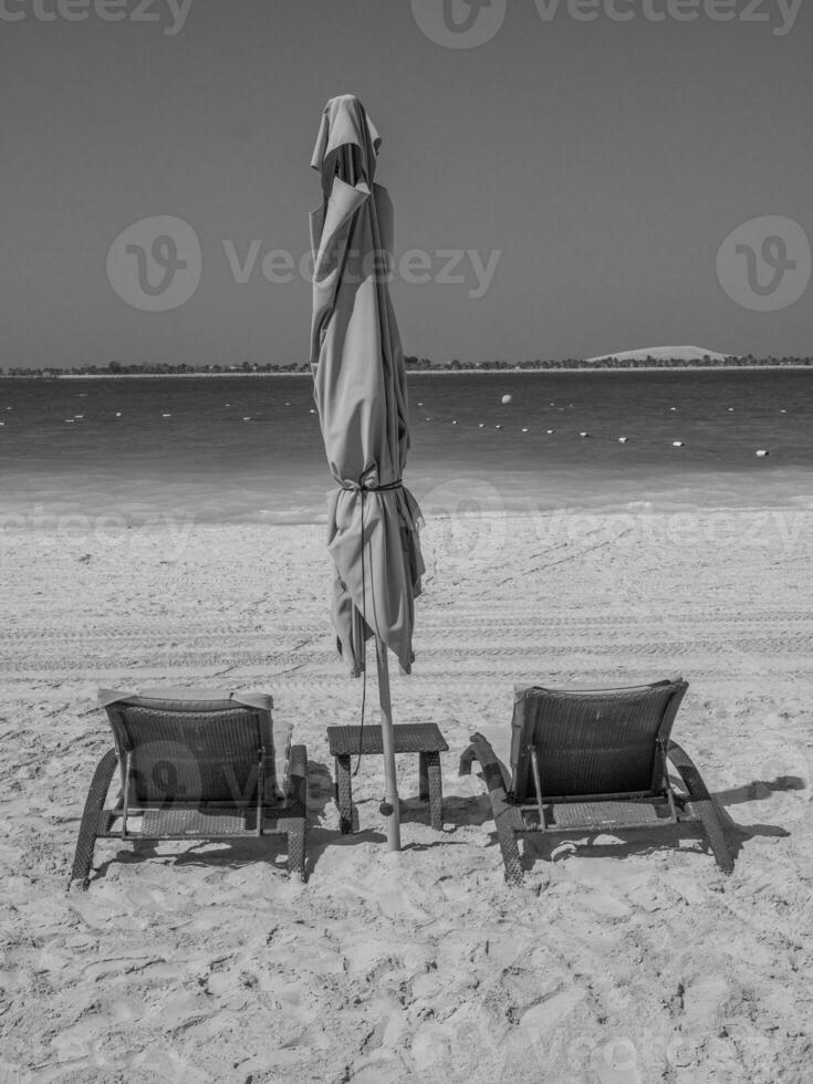 at the beach of Abu dhabi photo