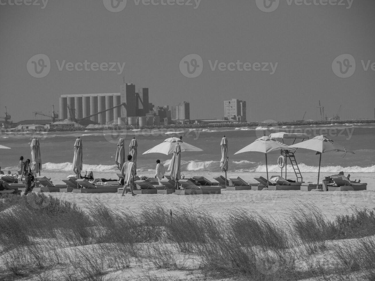 at the beach of Abu dhabi photo