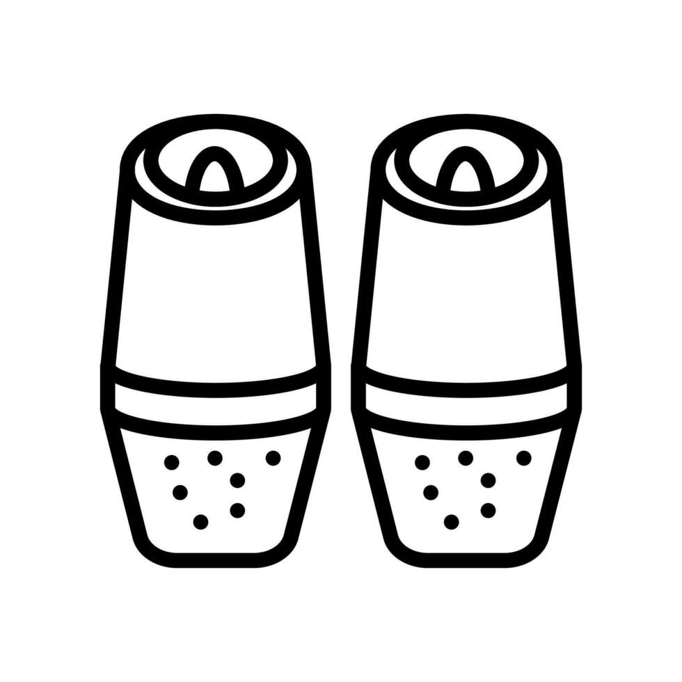 Salt Shaker icon in vector. Illustration vector