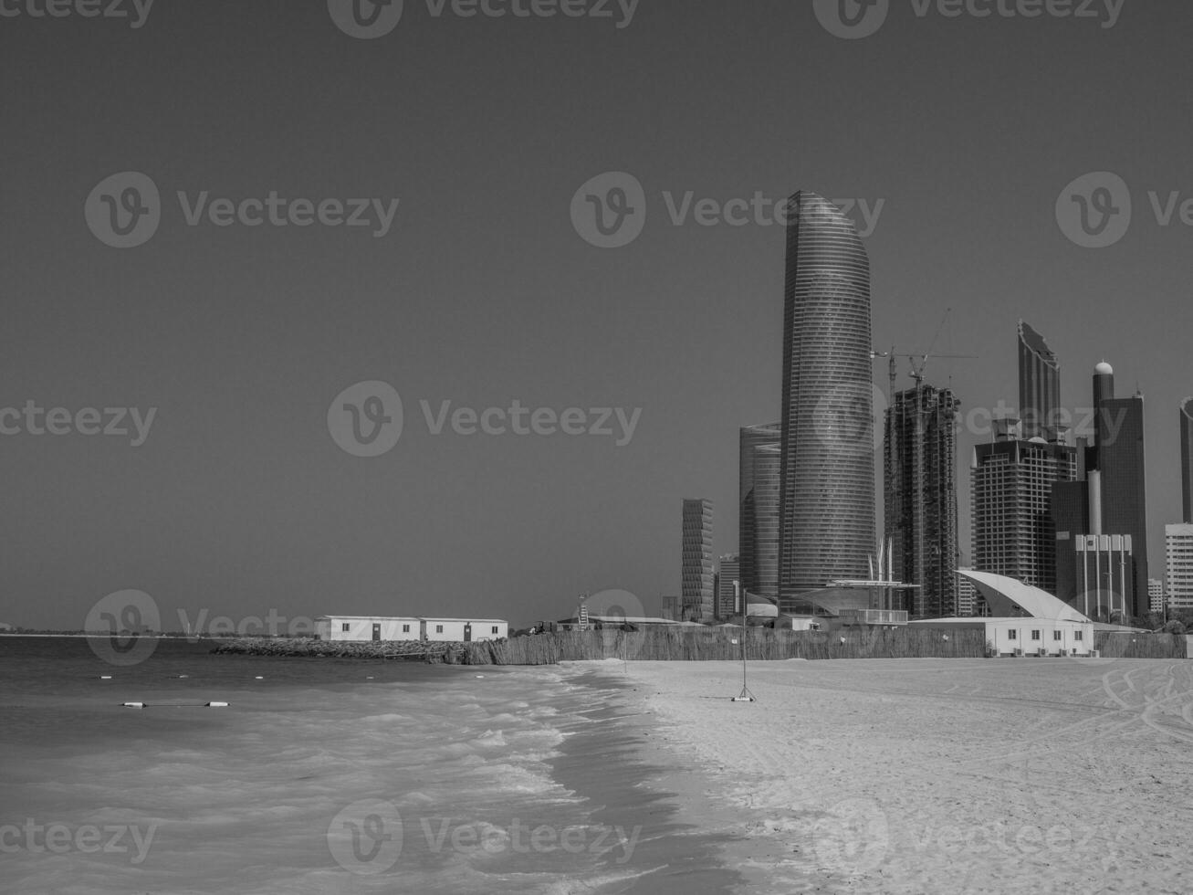 the beach of Abu dhabi photo