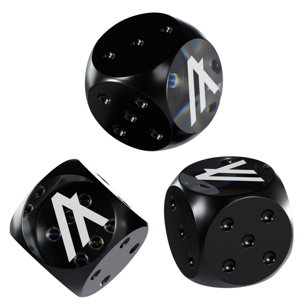 Dice Algorand ,ALGO Glass Dice Crypto 3D Icon png