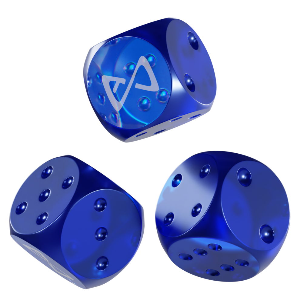 Dice Axie Infinity ,AXS Glass Dice Crypto 3D Icon png