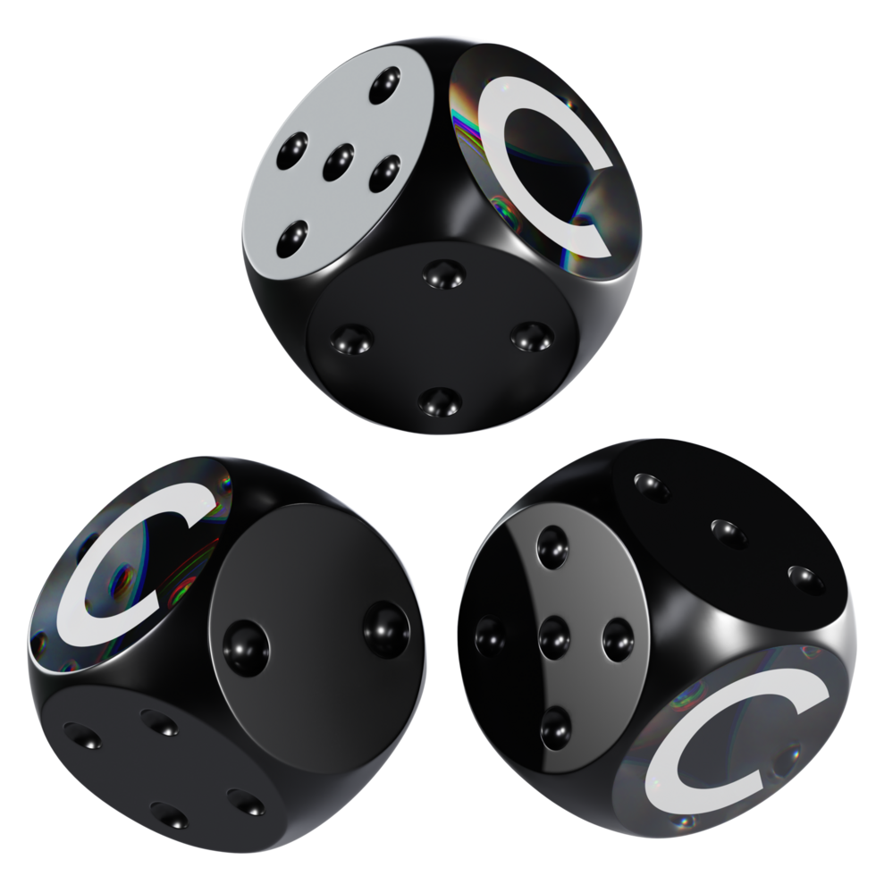 Dice Celer Network ,CELR Glass Dice Crypto 3D Icon png