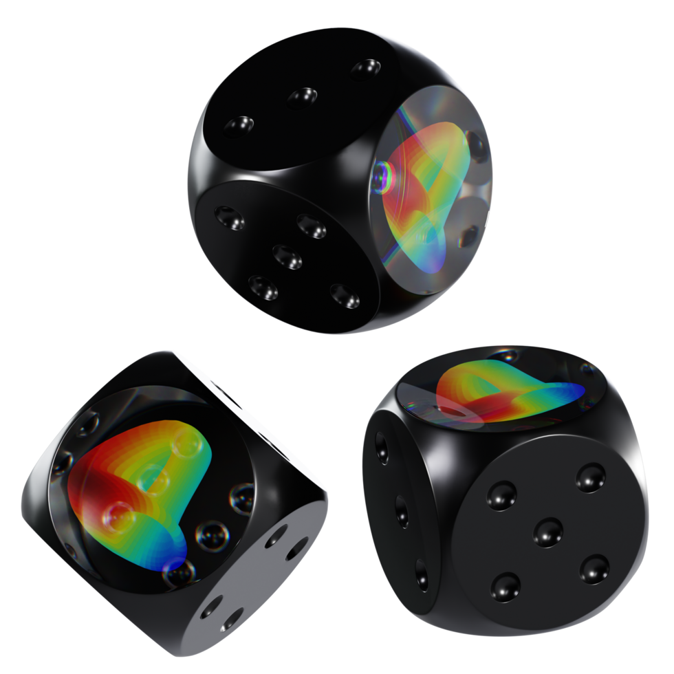 Dice Curve DAO Token ,CRV Glass Dice Crypto 3D Icon png