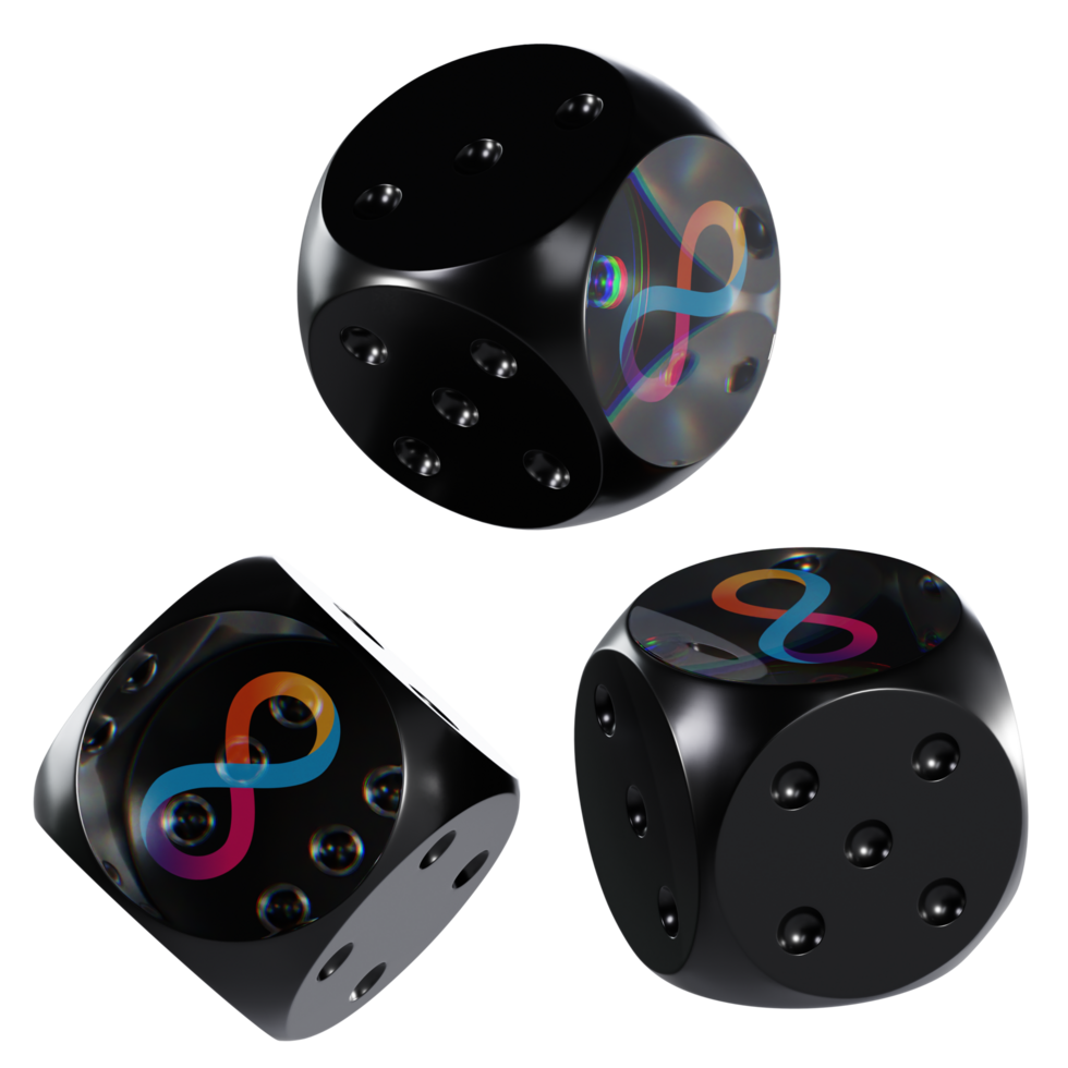 Dice Internet Computer ,ICP Glass Dice Crypto 3D Icon png