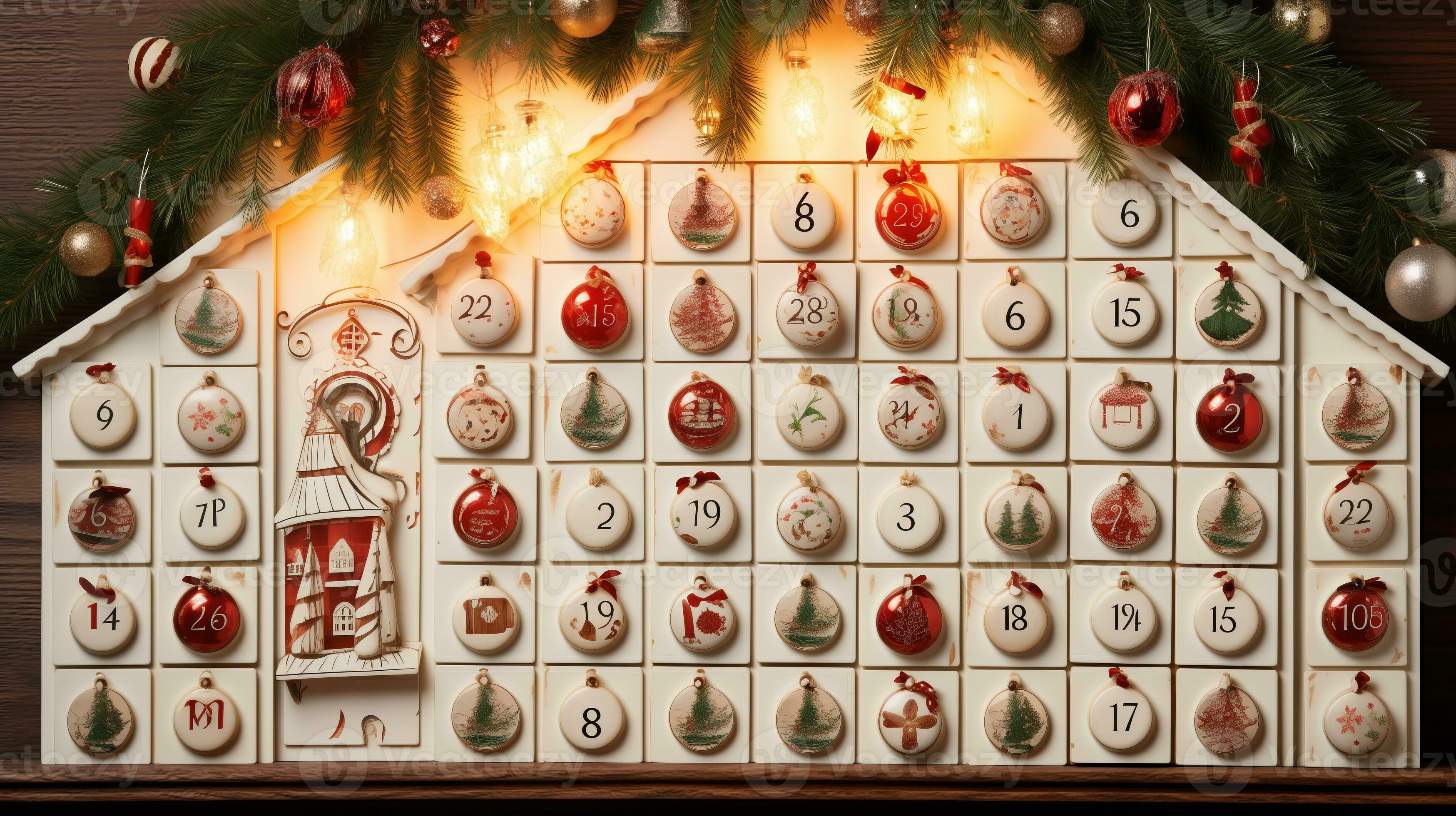 Advent Calendar Church of the City of the Holy Sepulcher. Ai Generated