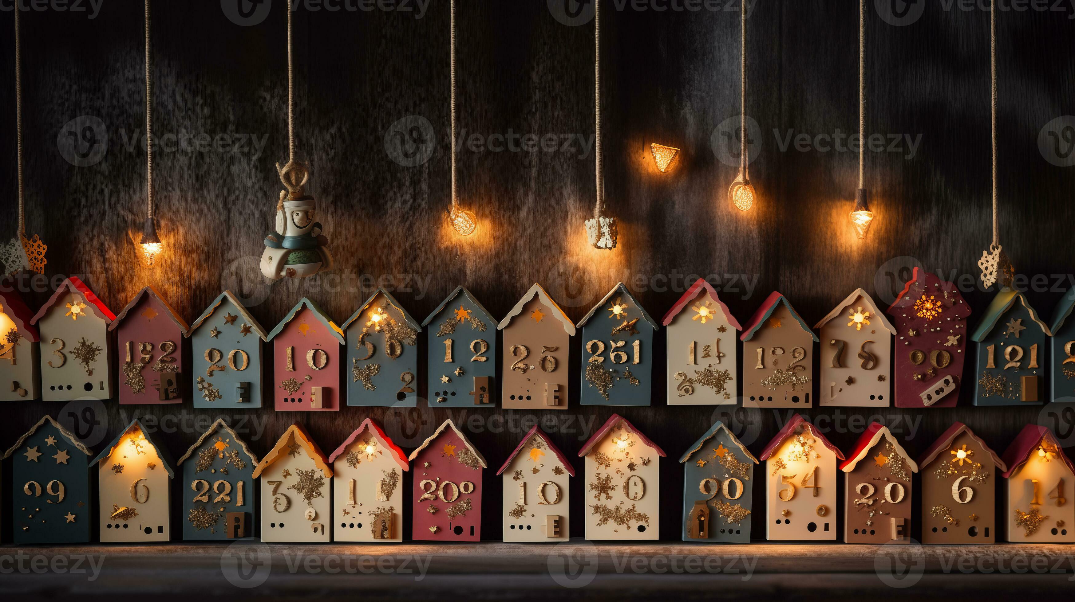 Advent Calendar Church of the City of the Holy Sepulcher. Ai Generated