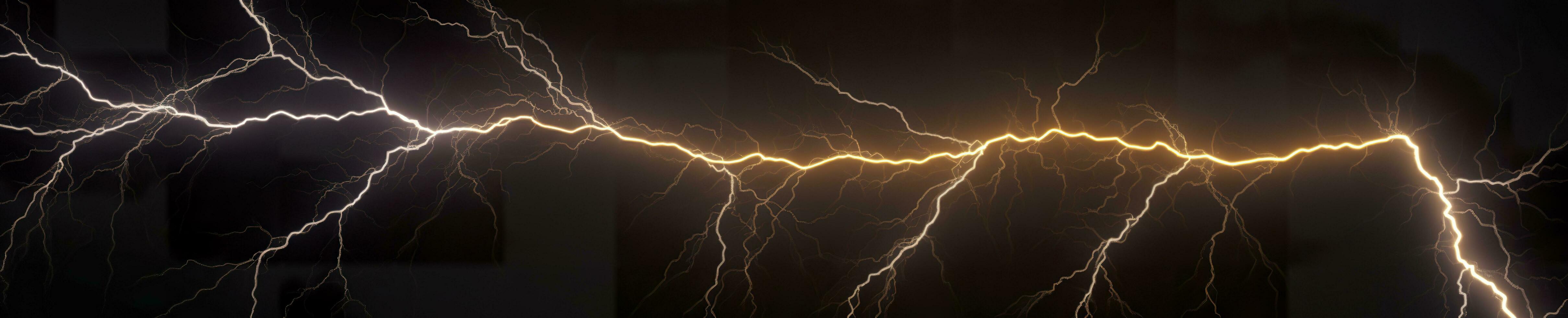 flat thunder lightning texture. Generative AI photo