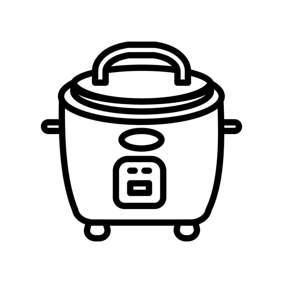 Rice Warmer icon in vector. Illustration vector