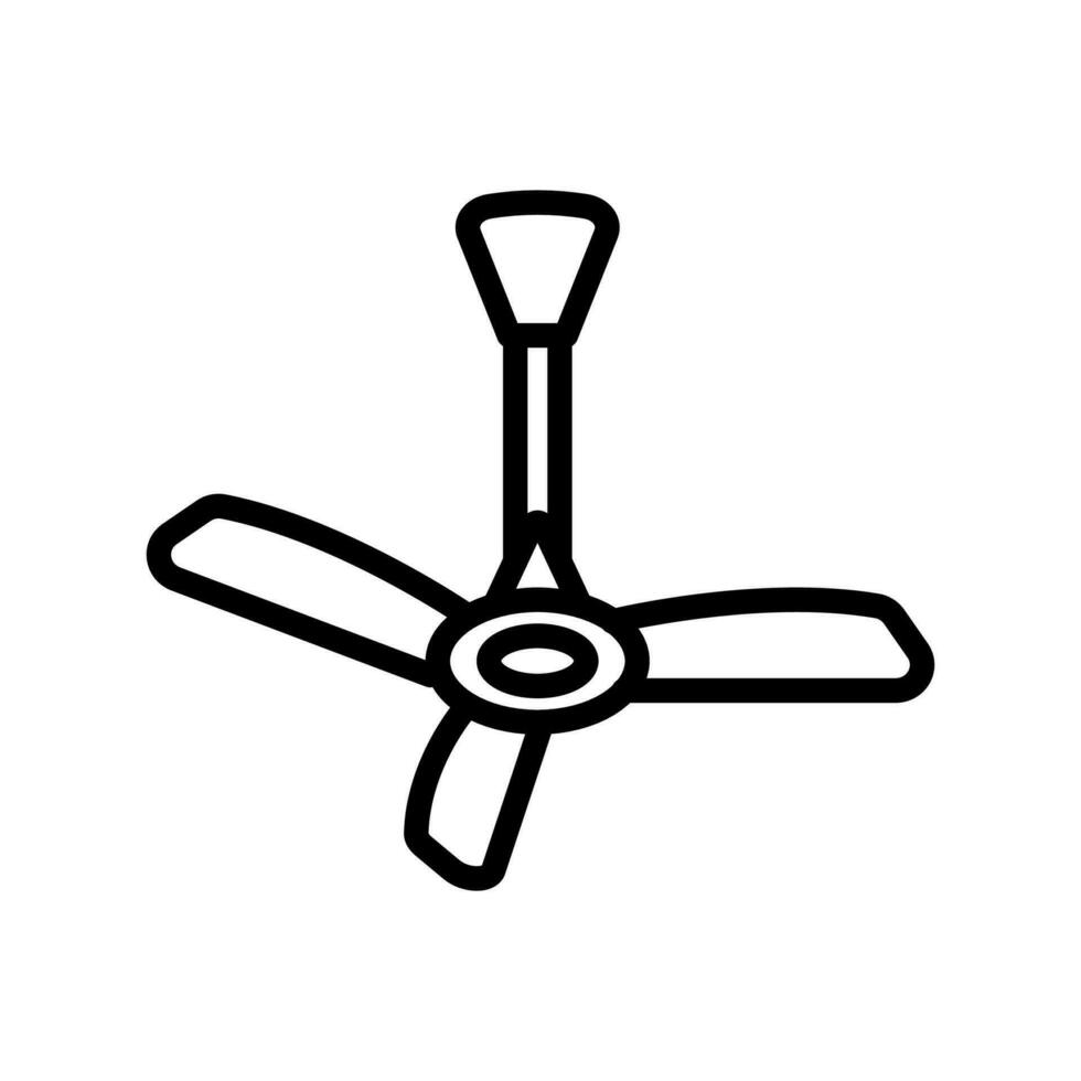 Ceiling Fan icon in vector. Illustration vector