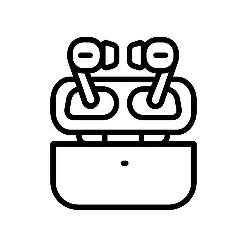 Airpods icon in vector. Illustration vector