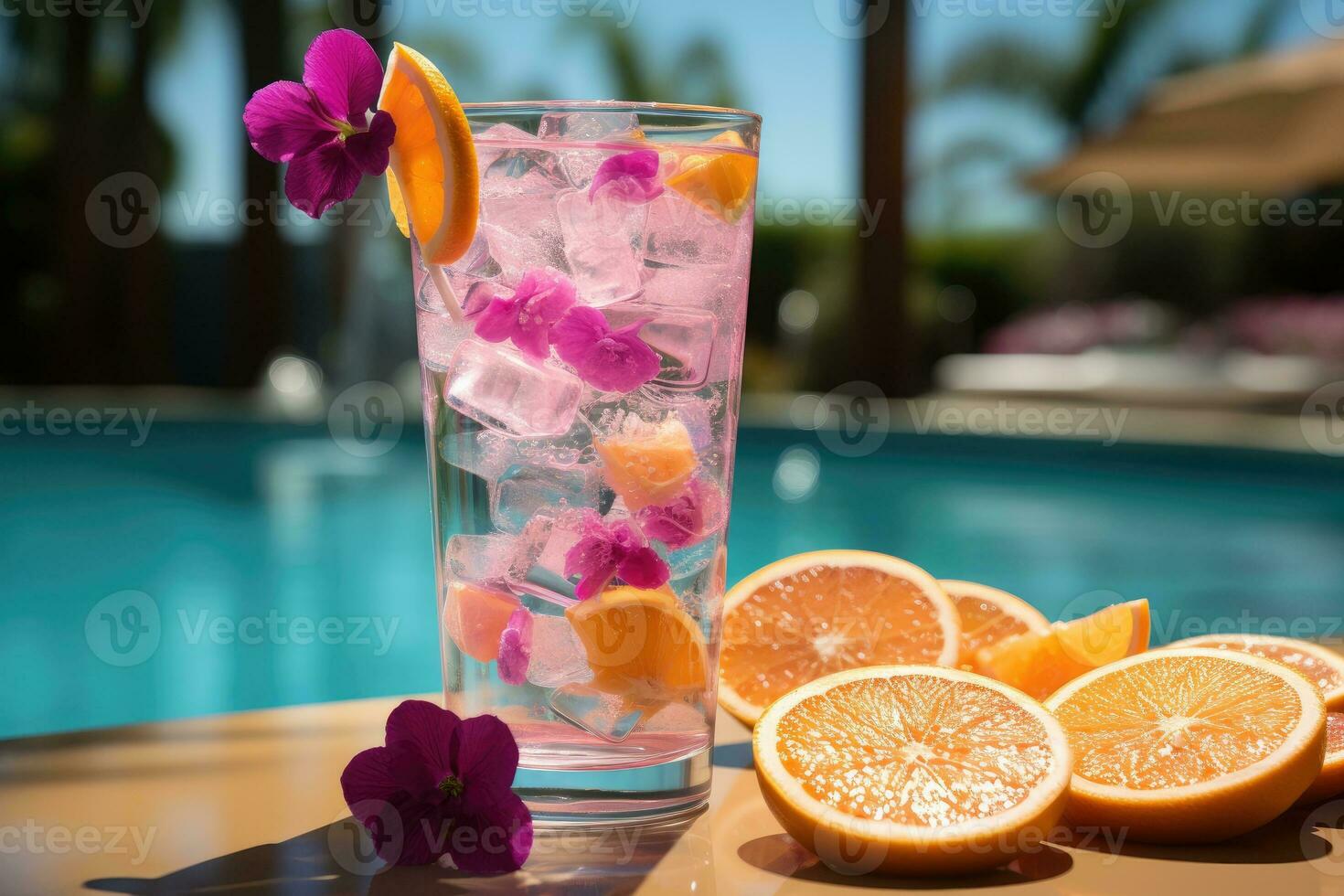 photos of summer drink capture AI Generated
