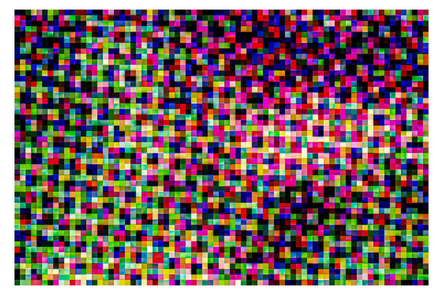 glitch pixel achtergrond. gegevens lawaai breed spandoek. desintegratie effect met kleur pixels. digitaal abstract vervorming en lijnen. png