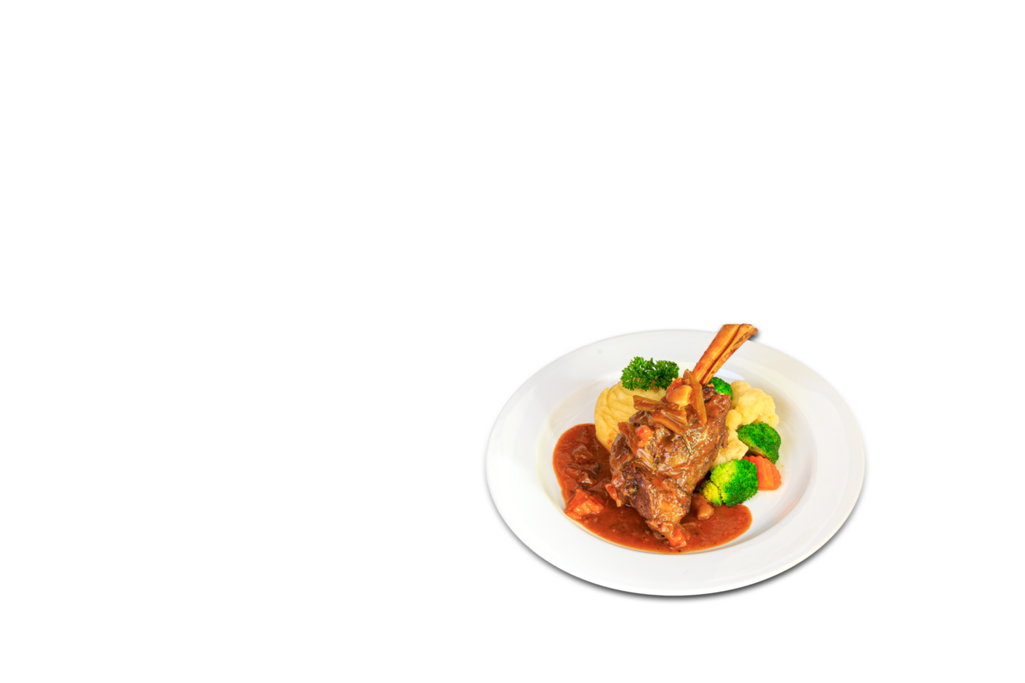 grille de agneau côtelettes à la perfection servi avec rôti patates, français haricots, Cerise tomates. tagliatelles italien cuisine. gratuit espace pour votre texte. png