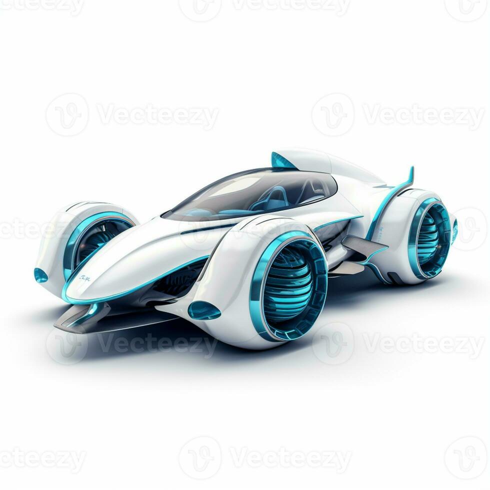 AI Generative futurism vehicle With a Copy space photo