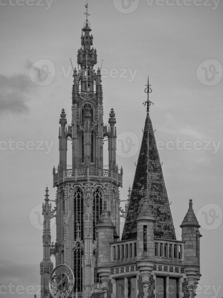 Antwerp city in Belgium photo