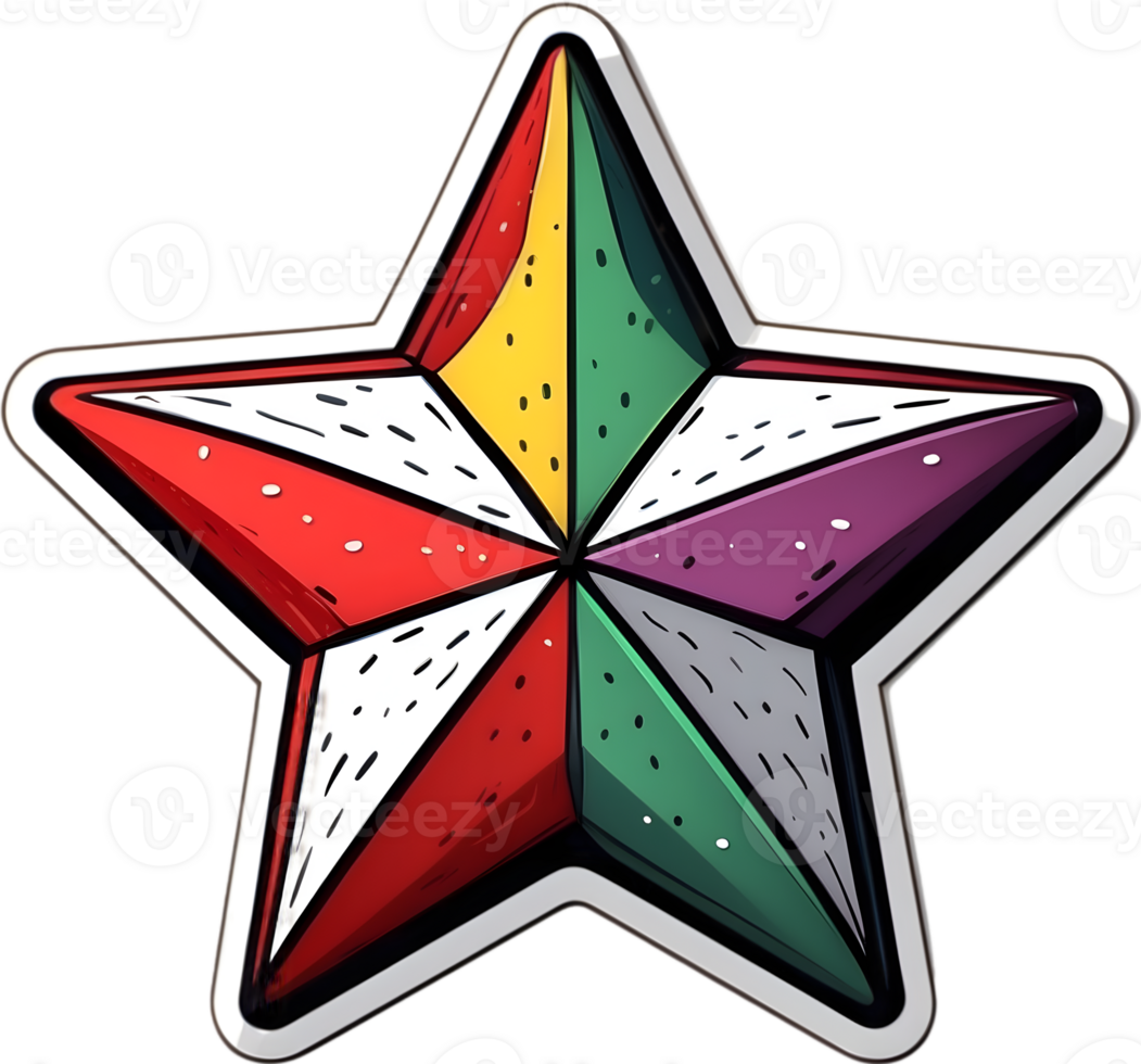 star icon ai generative png