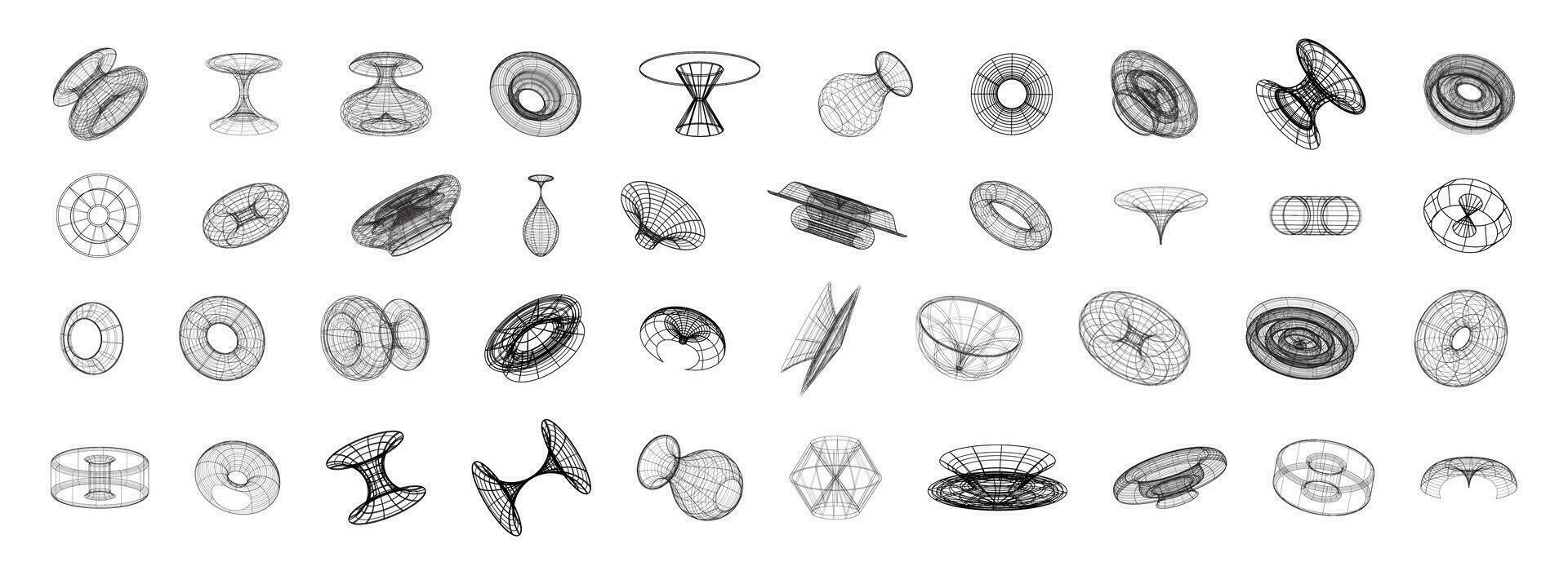 Y2k, Rave, Retrofuturistic conceptual elements. Acid Y2K geometric shapes, vaporwave elements from the 90s, 80s, 00s.3D Vector graphics
