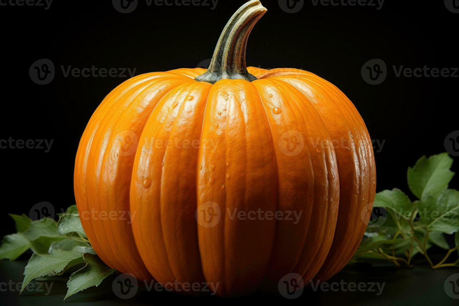 photos of pumpkin in indoor photo studio AI Generated