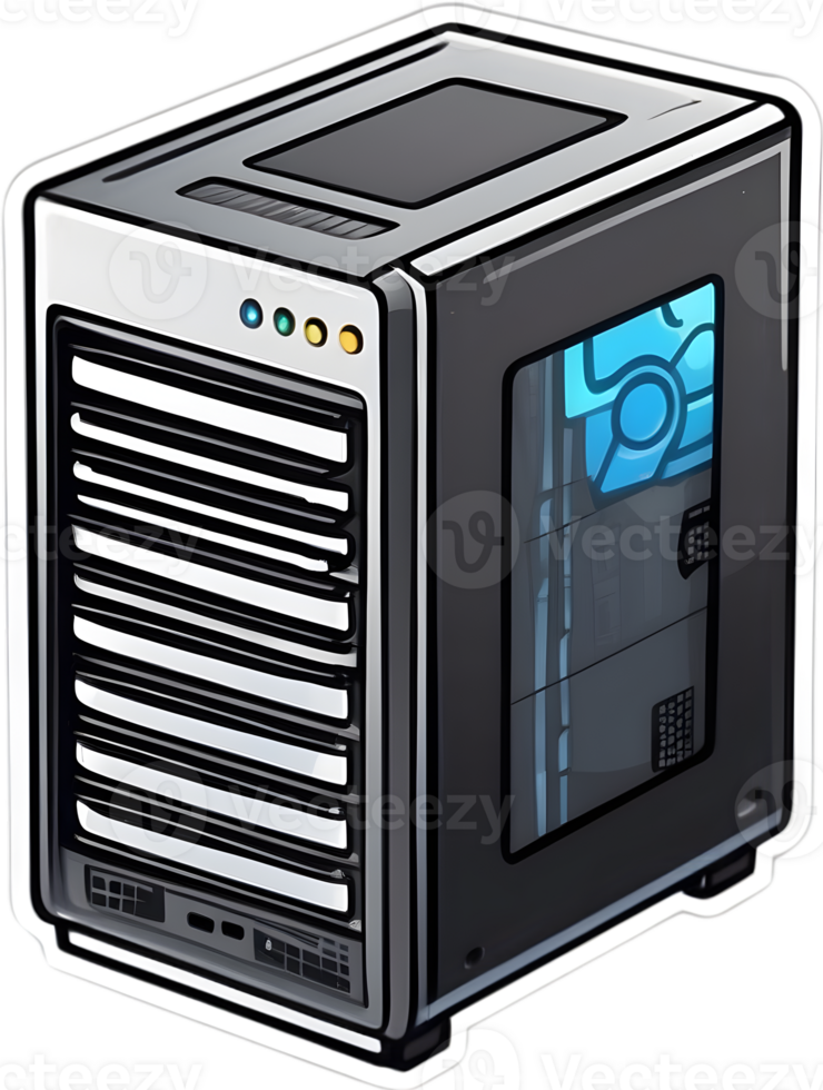 server icons set, isometric, 3d, isometric icons, server, server rack, ai generative png
