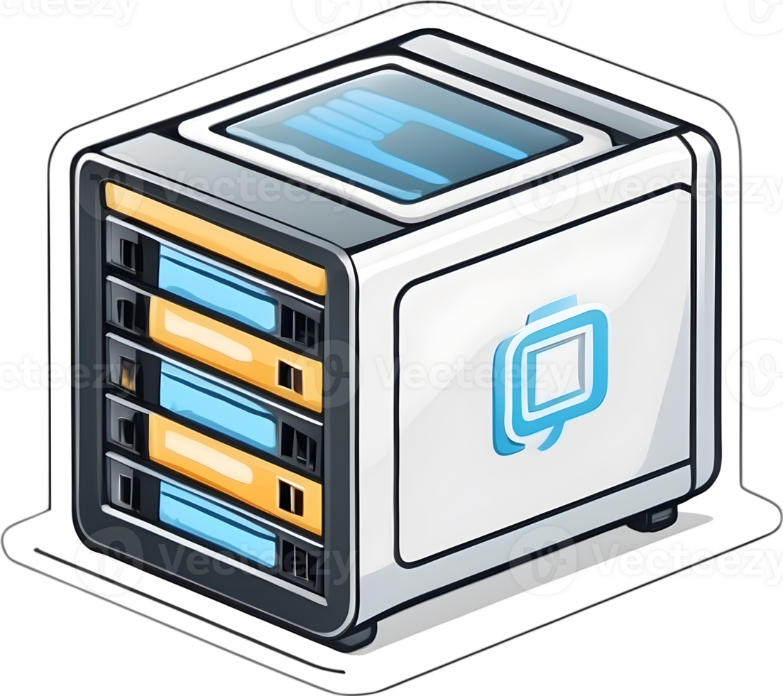 server icons set, isometric, 3d, isometric icons, server, server rack, ai generative png