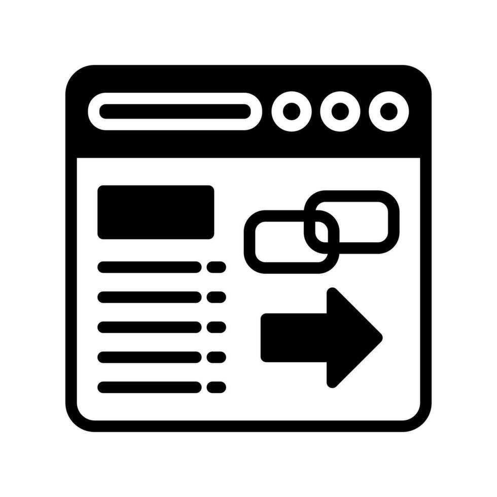 External Link icon in vector. Illustration vector