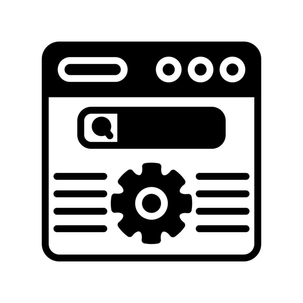 SEO Optimization icon in vector. Illustration vector