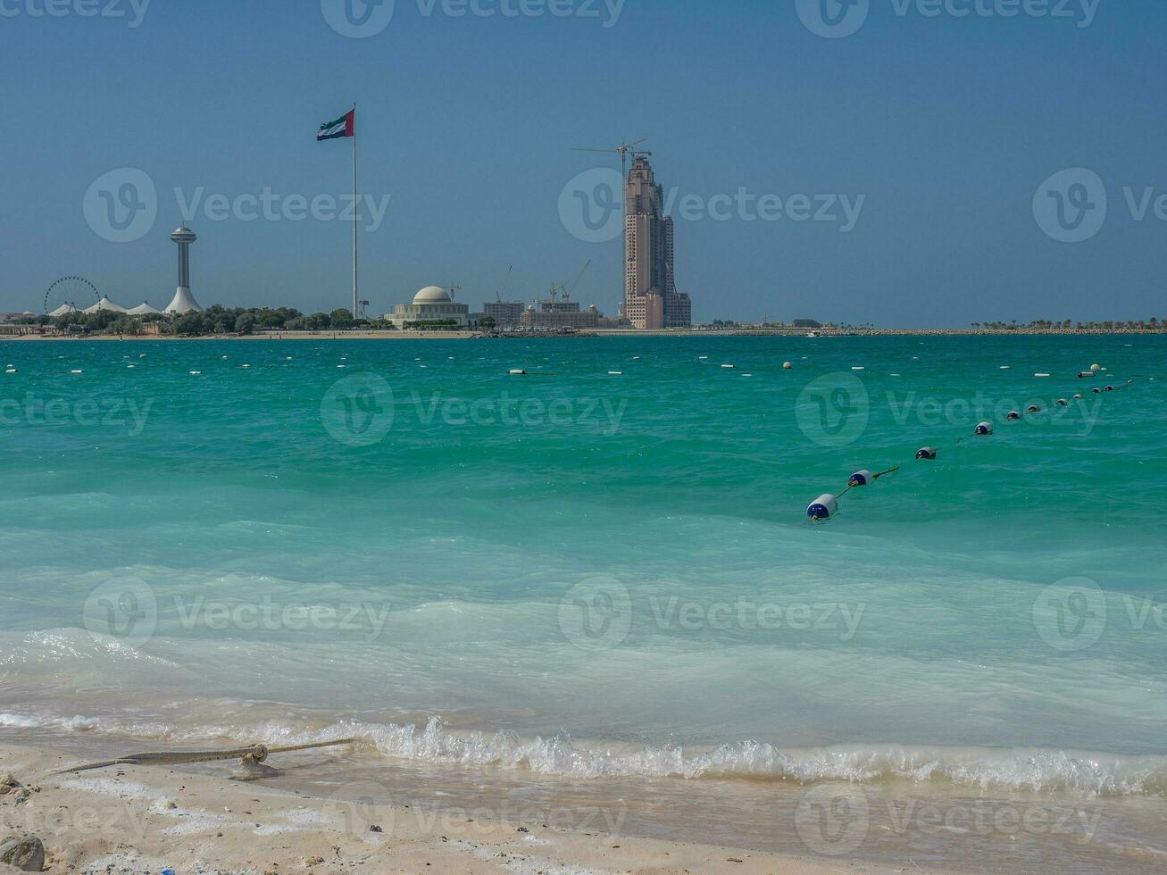 the beach of Abu dhabi photo