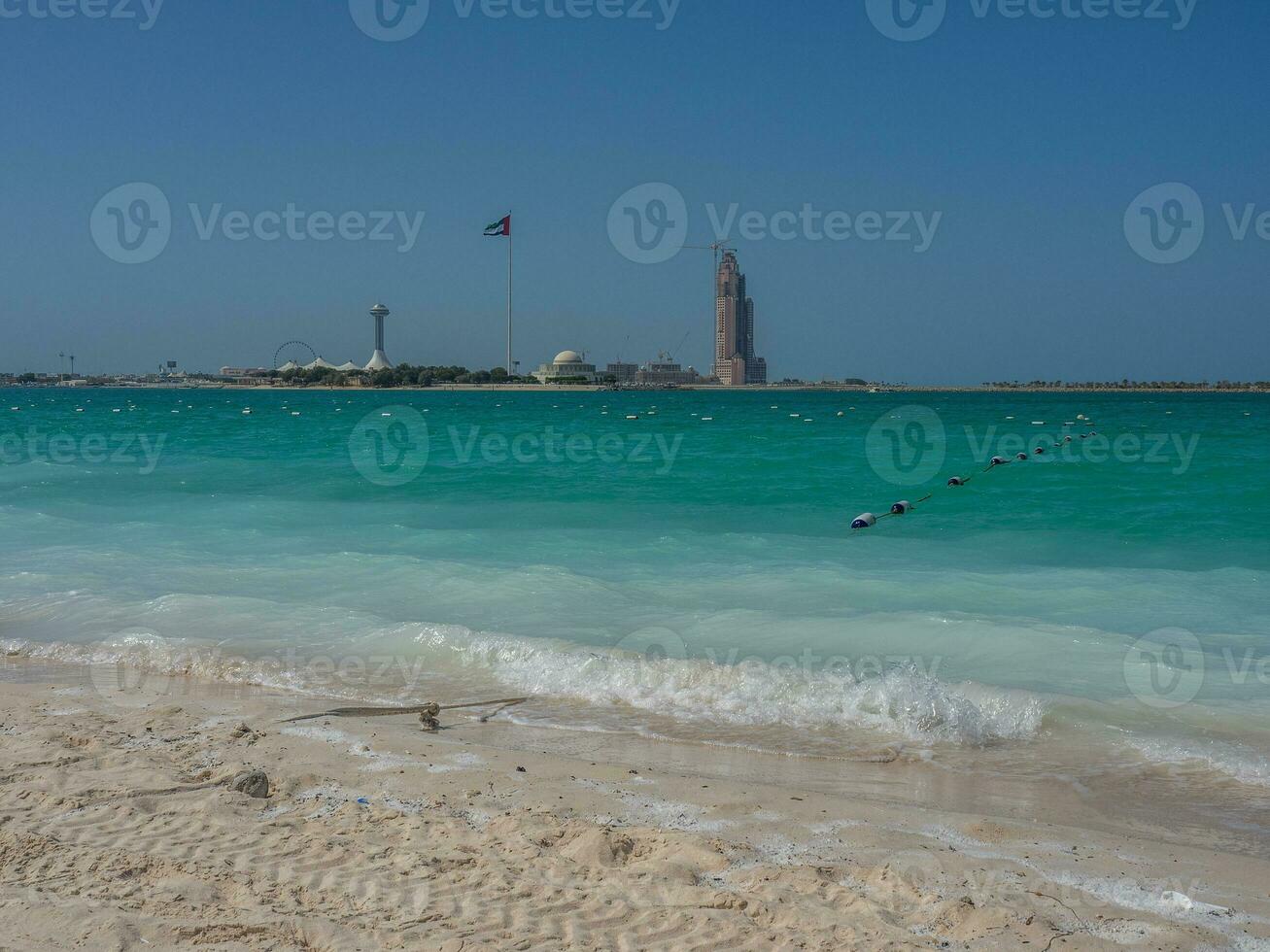 the beach of Abu dhabi photo