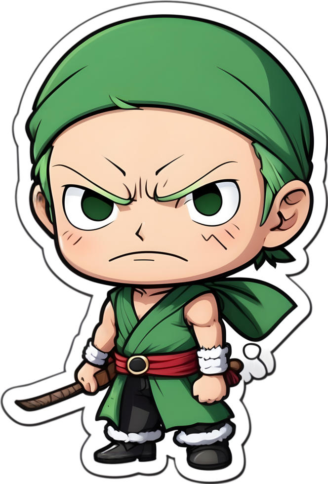 roronoa zoro een stuk icoon ai generatief png