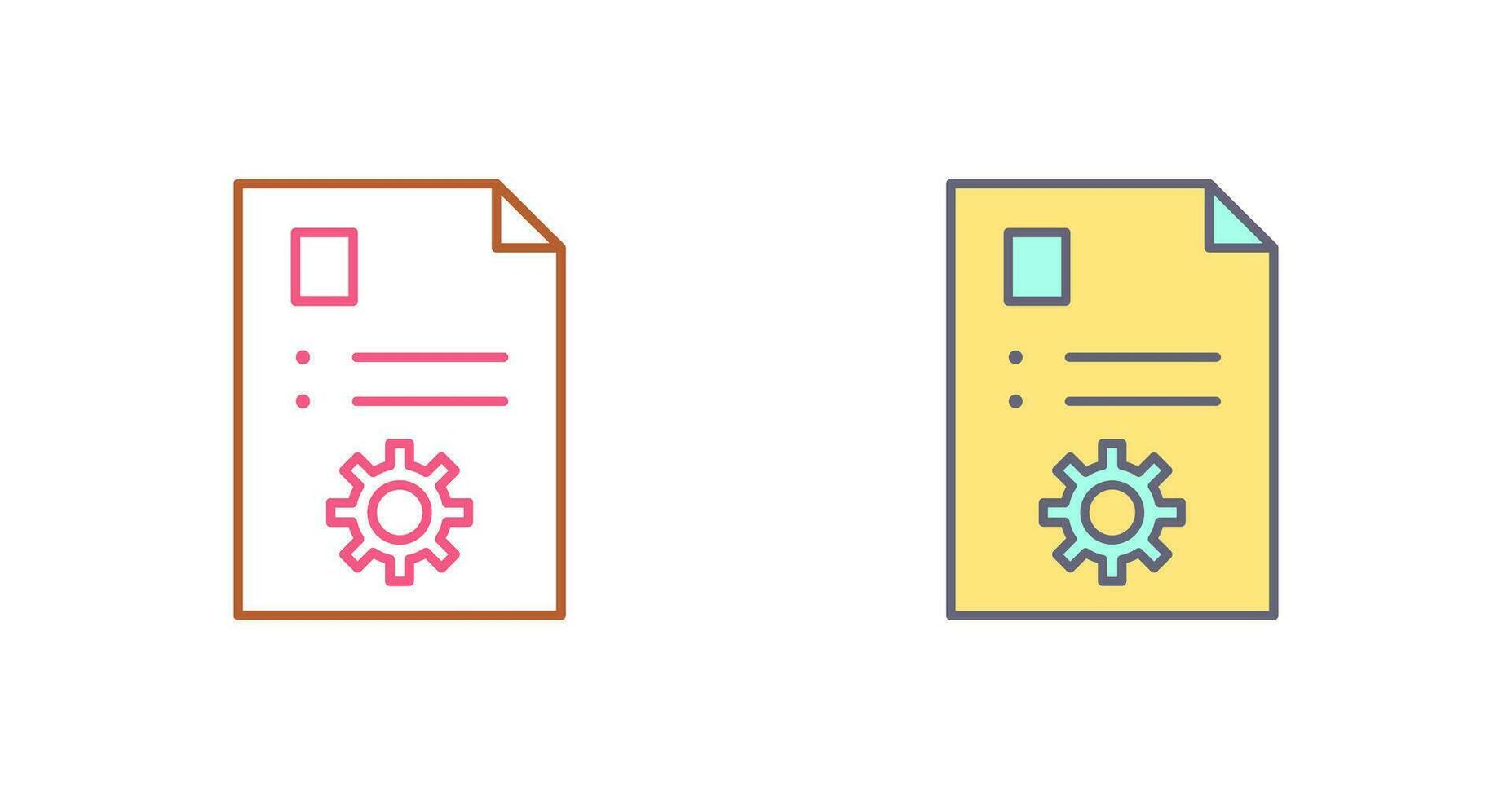 Unique Content Management Vector Icon