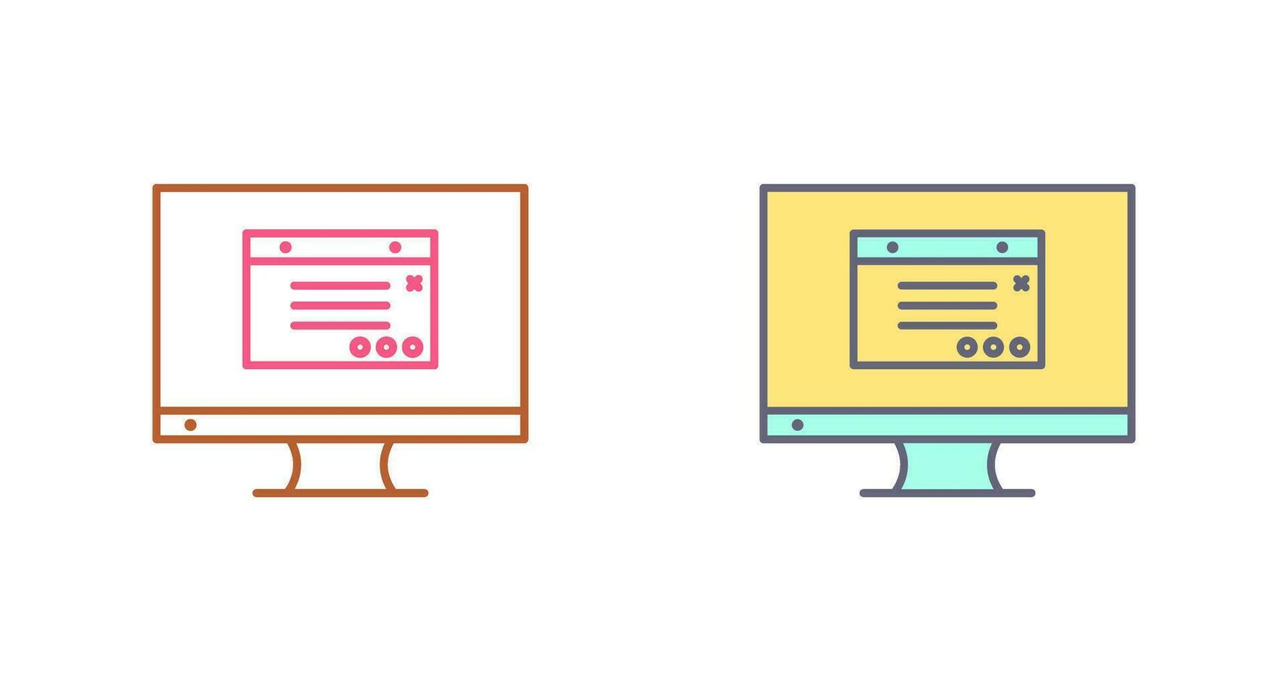 Unique Internet Ads Vector Icon